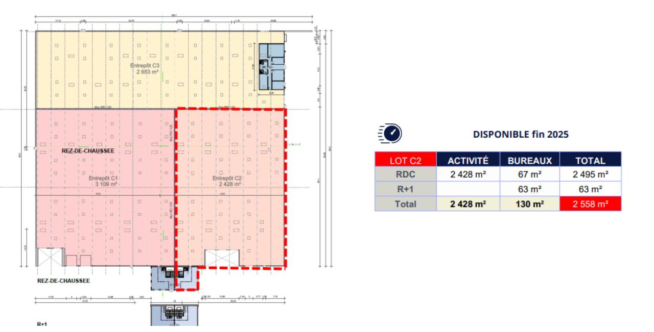 Local d'activité Fretin 8615m² Location local d'activité Fretin Nord OLACT2315190 15